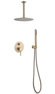 Душевая система ABBER Emotion AF8821G золото матовое